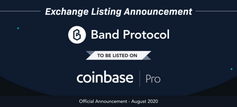 Band Protocol llega a Coinbase Pro