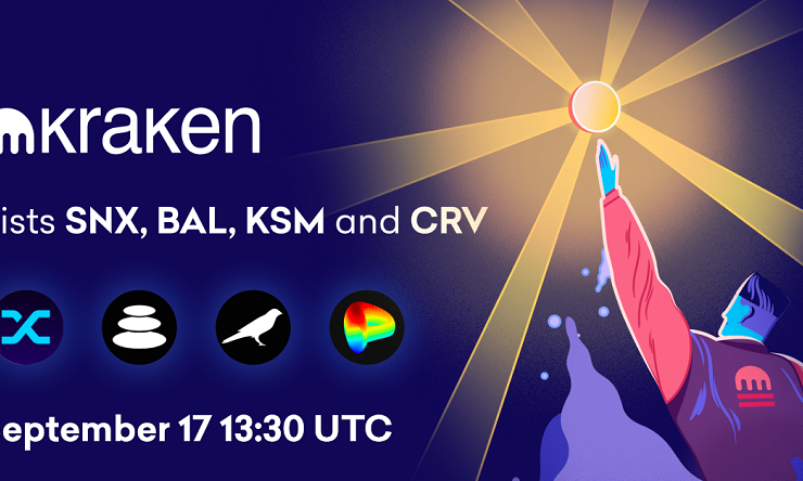 Kraken bitcoin exchange añade nuevos tokens DeFi Synthetix (SNX), Balancer (BAL), Curve (CRV) y Kusama (KSM)